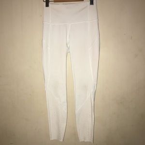 White Lululemon Anew leggings size 6